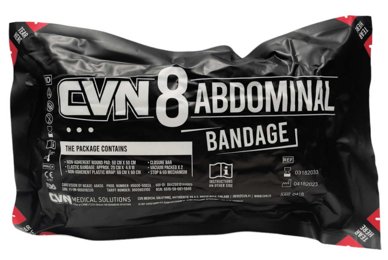 PANSEMENT COMPRESSIF ABDOMINAL 8 pouces (CVN)